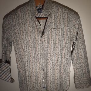 R G Floral pattern button down